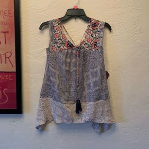 Knox Rose boho tank NWT